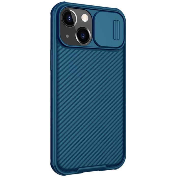 Bild 3, iPhone 13 Mini - NILLKIN CamShield Pro Skal - Blå