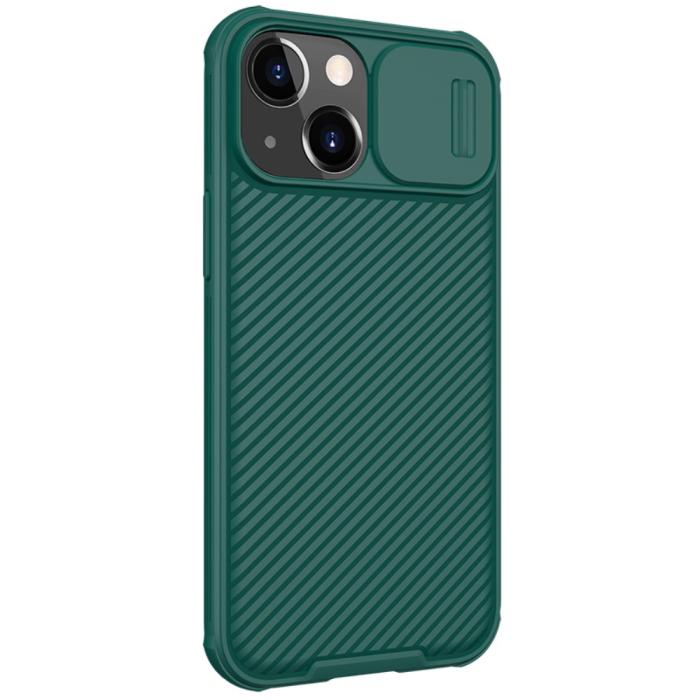 Bild 3, iPhone 13 Mini - NILLKIN CamShield Pro Skal - Grön