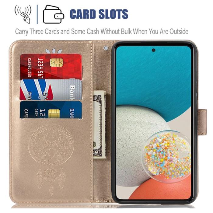 Bild 5, Samsung Galaxy A53 5G Fodral Dream Catcher Guld