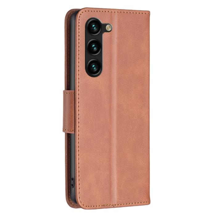 Bild 5, Galaxy S25 Plus / S24 Plus Fodral Solid Shark Läder Brun