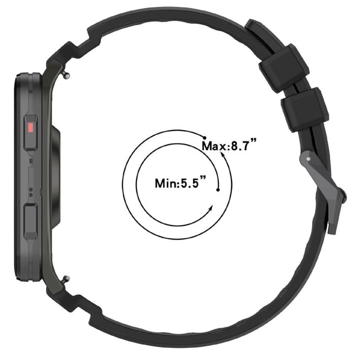 Bild 3, Garmin Venu X1 Klockarmband Silikon Mörk Grå