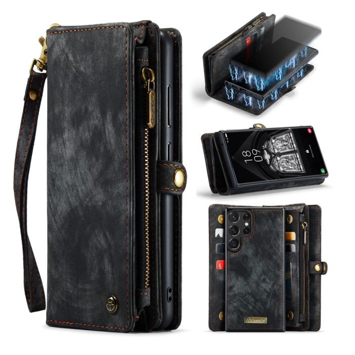 Bild 1, CASEME Galaxy S23 Ultra Fodral/Skal Magnet 2in1 Multifunktionell