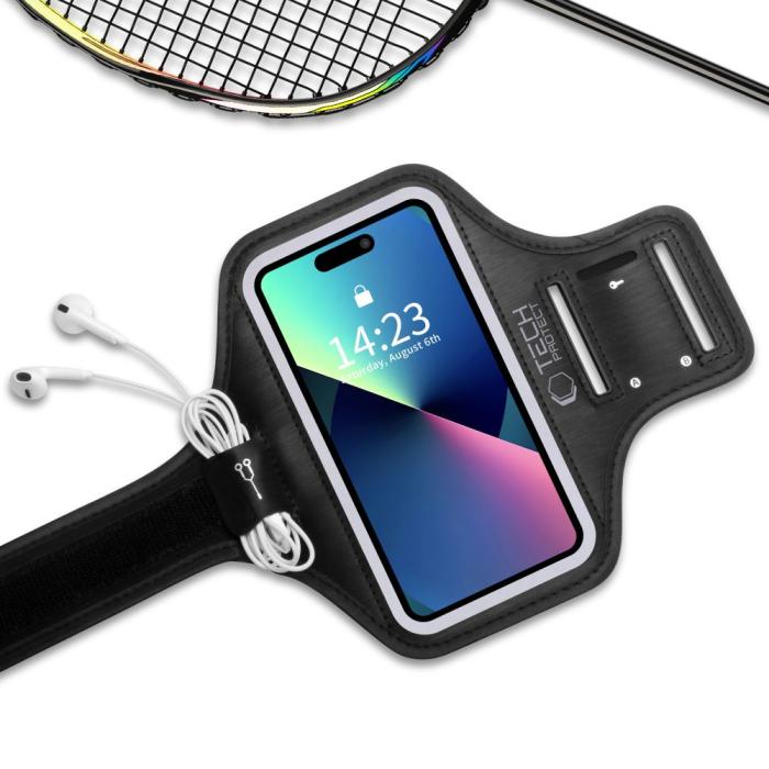 Bild 2, Tech-Protect Universalt Sportarmband Svart