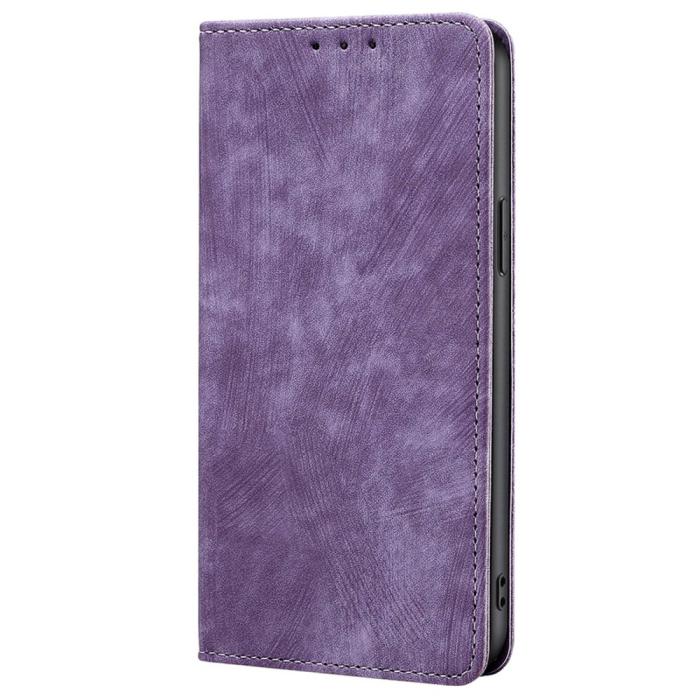 Bild 6, Samsung Galaxy A15 4G/5G Fodral Retro RFID Läder Lila