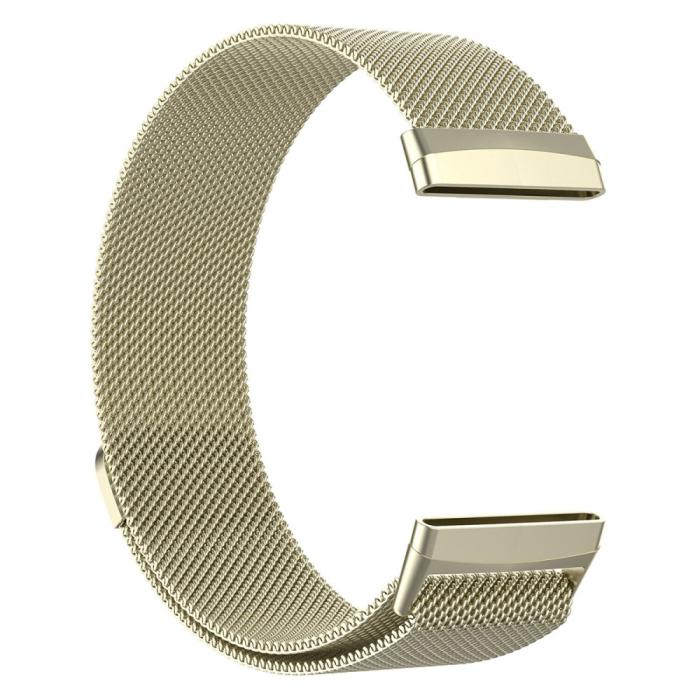 Bild 1, Fitbit Versa 4/Sense 2 Armband Milanese Loop Guld