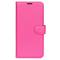 Google Pixel 8 Pro Fodral Litchi Textur Rosa