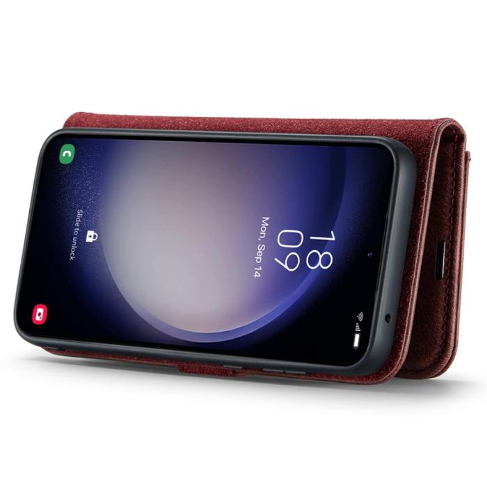 Bild 3, DG.MING Galaxy S23 FE 2in1 Magnet Fodral / Skal Röd