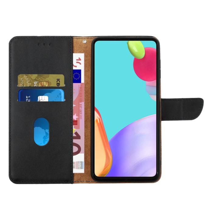 Bild 2, Xiaomi Redmi Note 12 Pro 5G Fodral Äkta Läder Nappa Svart