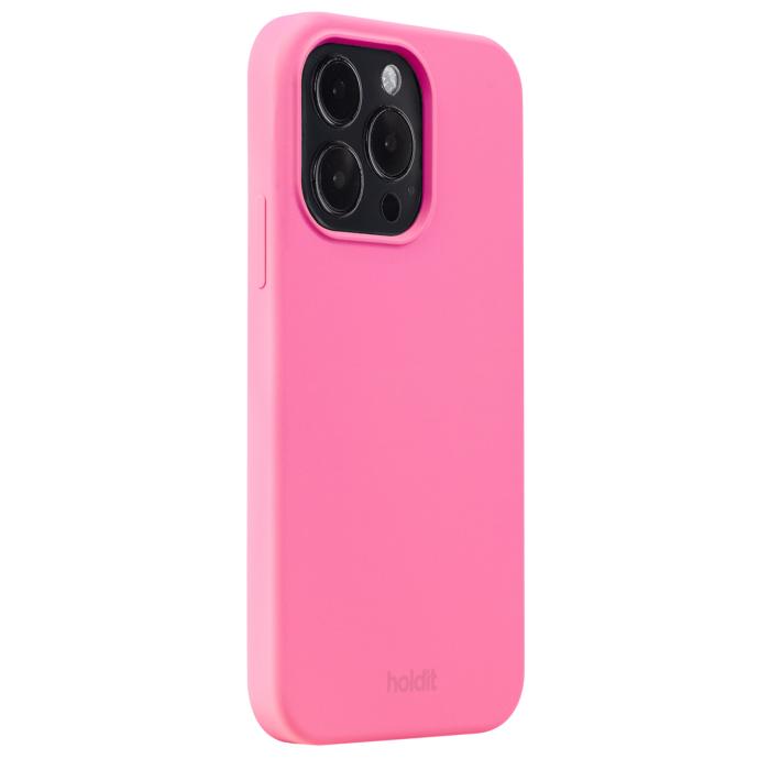 Bild 2, holdit iPhone 14 Pro Skal Silikon Bright Pink