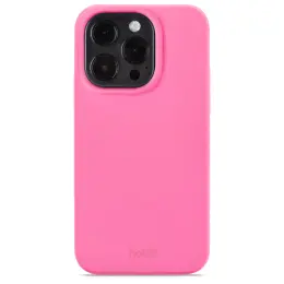 holdit iPhone 14 Pro Skal Silikon Bright Pink