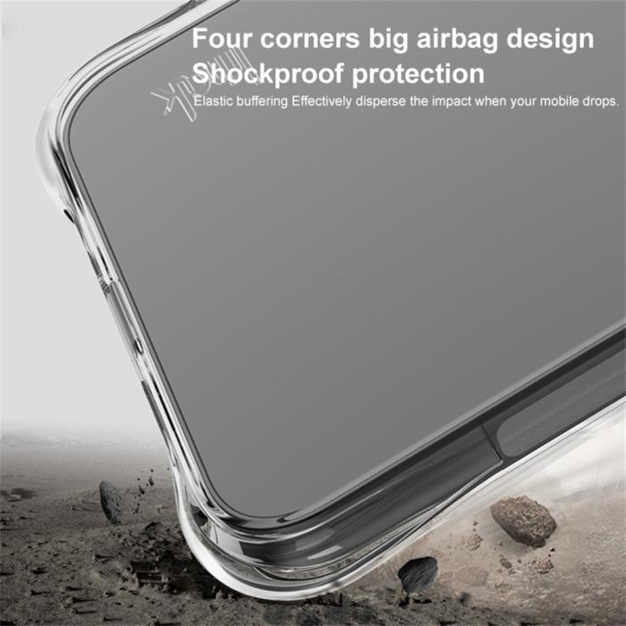 Bild 4, IMAK Motorola Moto G55 5G Skal TPU Shockproof Svart