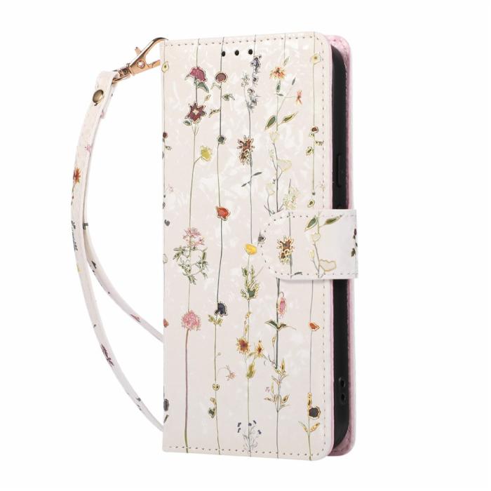 Bild 5, Google Pixel 11 Pro XL Fodral Med Tryck Blommor Vit