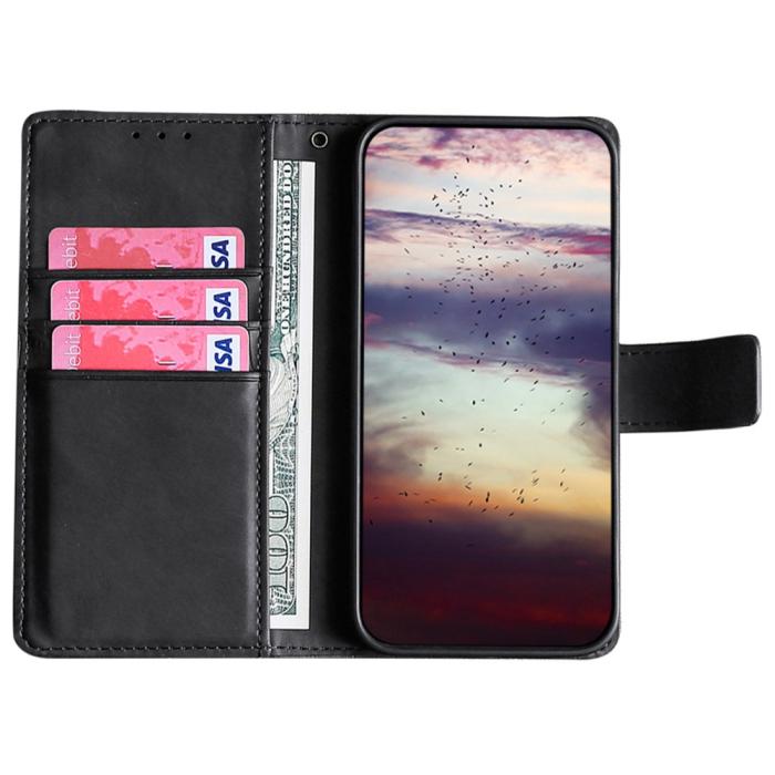 Bild 3, Sony Xperia 10 IV Fodral Krokodil Textur Svart