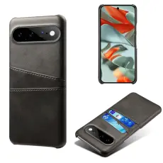 Google Pixel 11 Pro XL Skal PU L&auml;der Med 2 Kortfack
