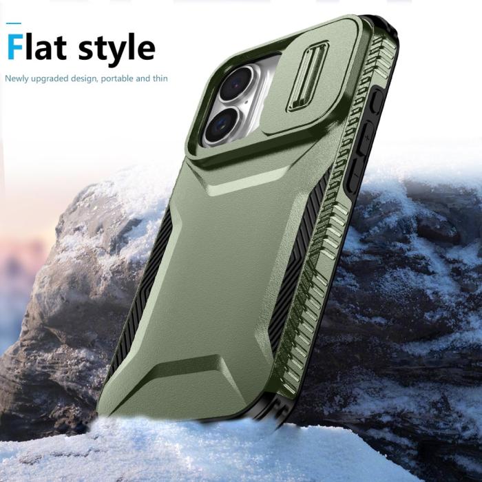 Bild 5, iPhone 16 Plus Skal CamShield Hybrid Grön