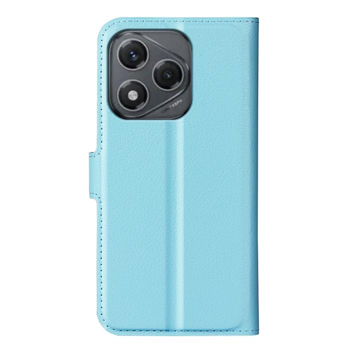 Bild 3, Honor 400 Smart Fodral Litchi Läder Blå