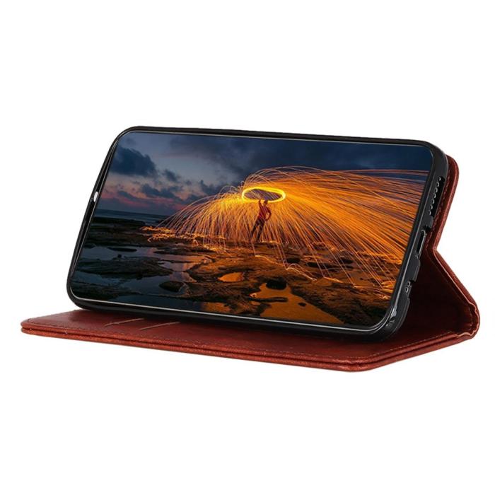 Bild 3, OnePlus Nord 2T 5G Fodral Flip Läder Brun