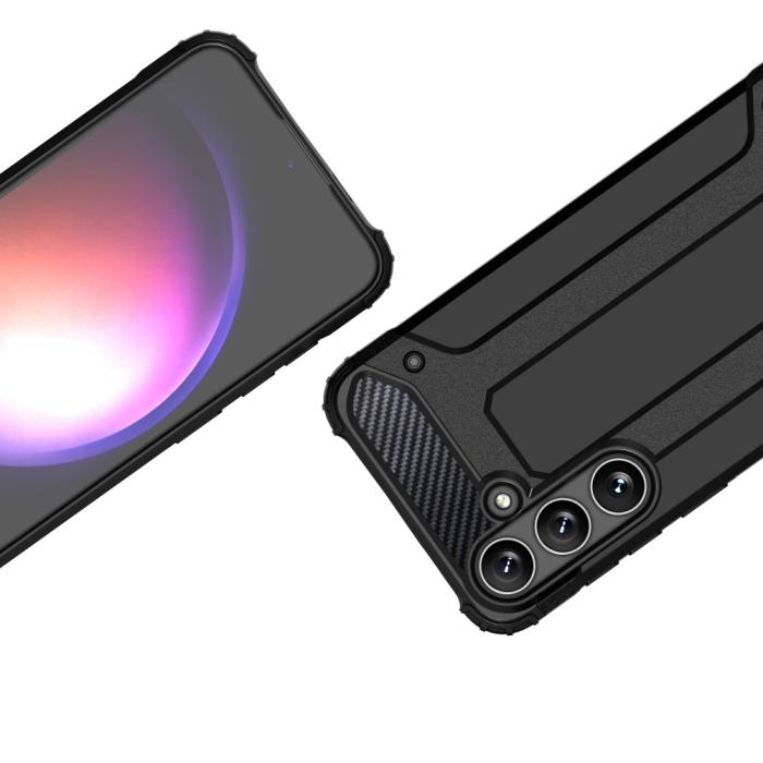 Bild 2, Galaxy S24 Plus Skal Shockproof Armor Hybrid Mörk Blå