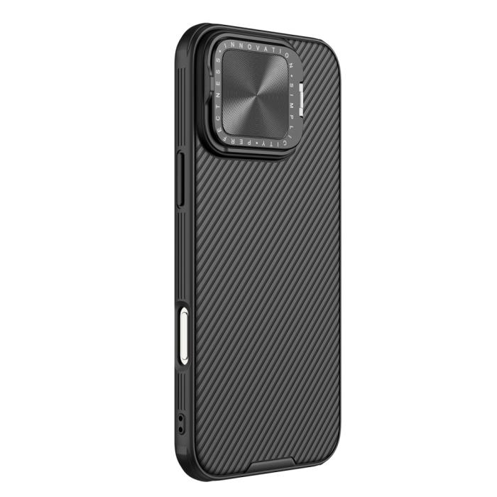 Bild 4, NILLKIN iPhone 16 Pro Max Skal CamShield Prop Kickstand Svart