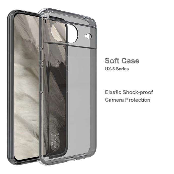 Bild 2, IMAK Google Pixel 8 Skal TPU Tonad Svart