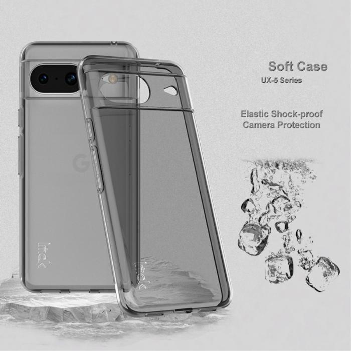 Bild 3, IMAK Google Pixel 8 Skal TPU Tonad Svart