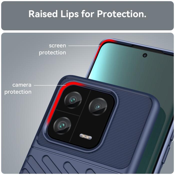 Bild 6, Xiaomi 13 Pro 5G Skal Twill Textur Blå