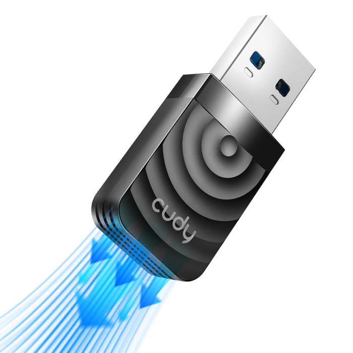 Bild 5, Cudy Wi-Fi Adapter USB WU1300S AC1300 Svart