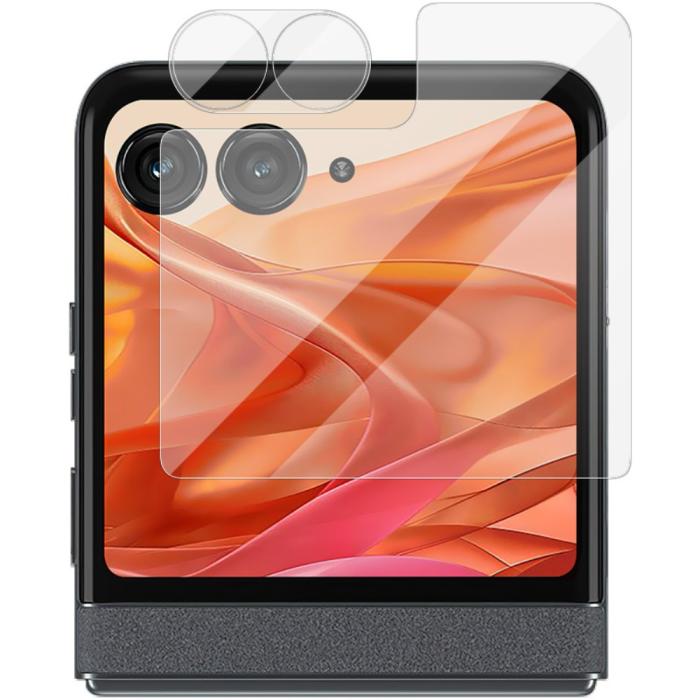 Bild 6, IMAK Motorola Razr 50 5G Skärmskydd/Linsskydd Härdat Glas