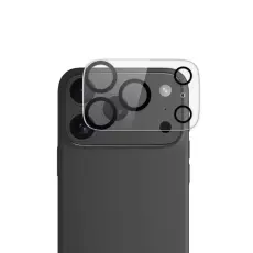 WANLONFENG iPhone 17 Pro Max Linsskydd H&auml;rdat Glas Transparent