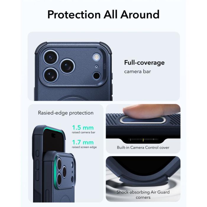 Bild 3, ESR iPhone 18 Pro Max / 17 Pro Max Skal MagSafe Cyber Tough