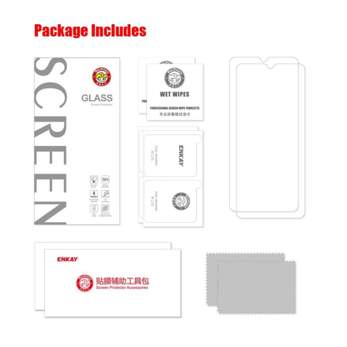 Bild 6, ENKAY Samsung Galaxy A23 5G 2-PACK Skärmskydd Härdat Glas