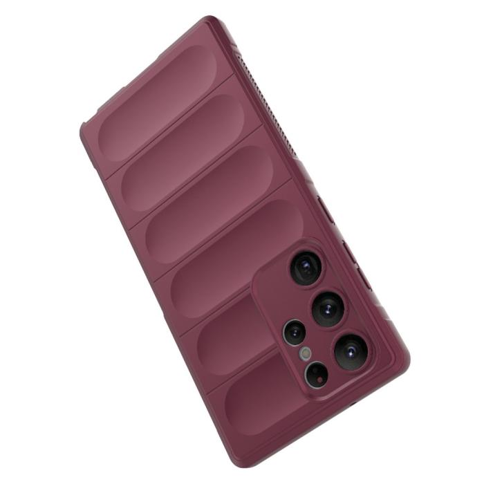 Bild 3, Samsung Galaxy S23 Ultra Skal Magic Shield Vinröd