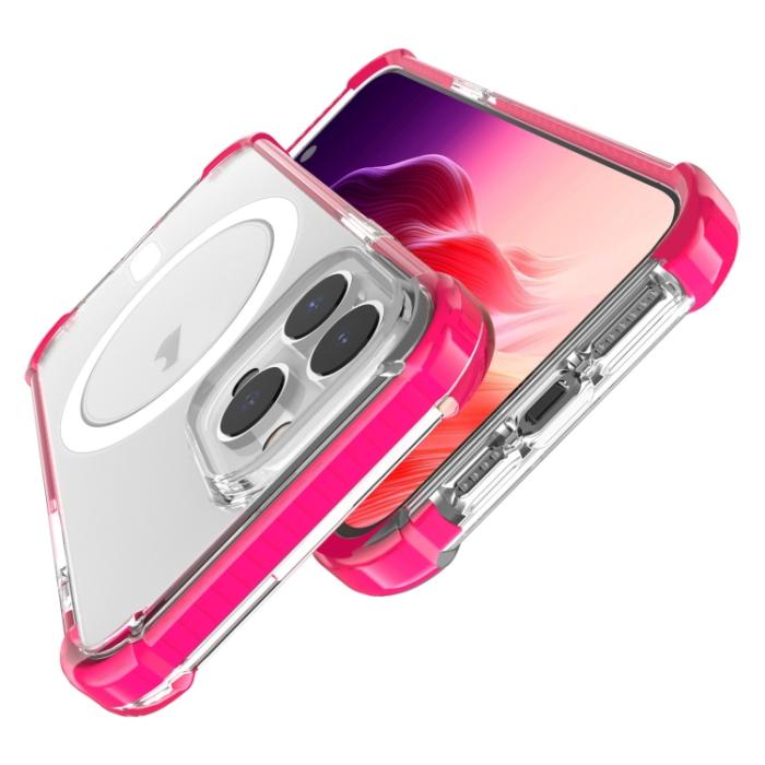 Bild 4, iPhone 15 Pro Skal Shockproof MagSafe Hybrid Rosa
