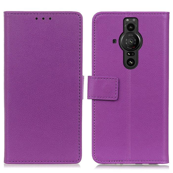 Bild 1, Sony Xperia Pro-I Fodral Läder Lila