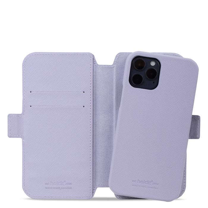Bild 3, holdit iPhone 12 / 12 Pro - Stockholm 2in1 Magnet Fodral / Skal - Lavender