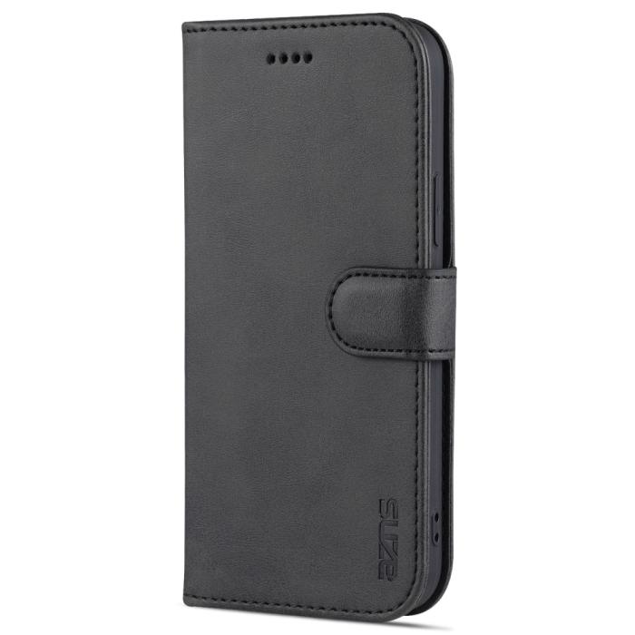 Bild 2, iPhone 13 Mini - AZNS Läder Fodral - Svart