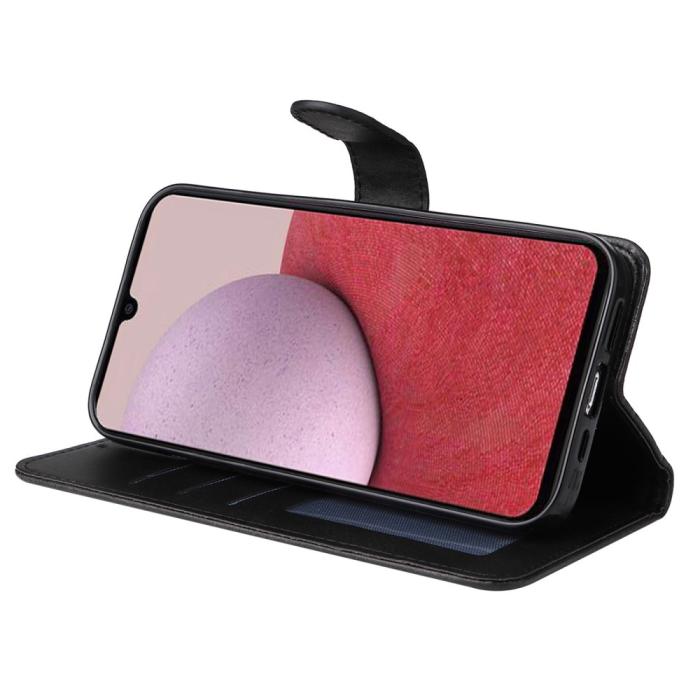 Bild 3, Samsung Galaxy A14 4G/5G Fodral Läder Svart
