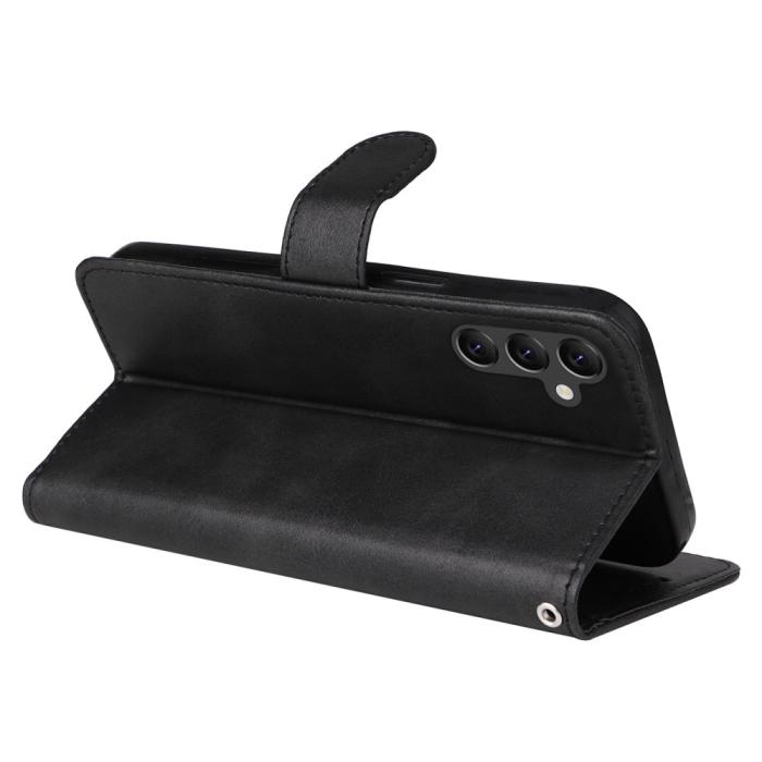 Bild 4, Samsung Galaxy A14 4G/5G Fodral Läder Svart