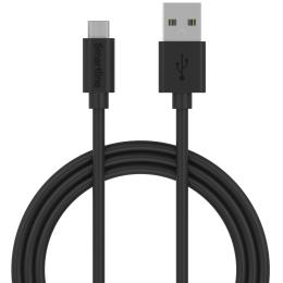 Smartline 1m Micro USB Laddningskabel Svart