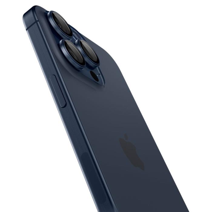 Bild 4, Spigen iPhone 15 Pro/Pro Max/14 Pro/Pro Max 2-PACK Optik.tR 