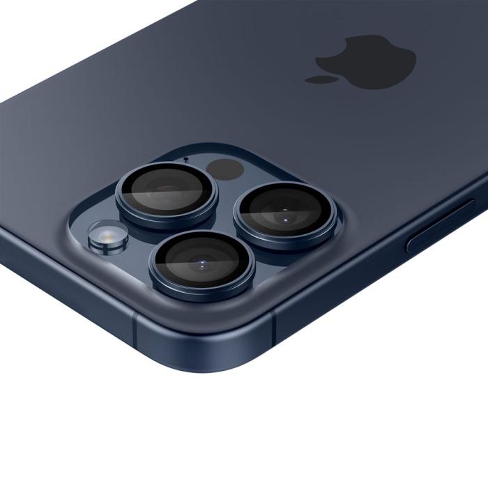 Bild 5, Spigen iPhone 15 Pro/Pro Max/14 Pro/Pro Max 2-PACK Optik.tR 