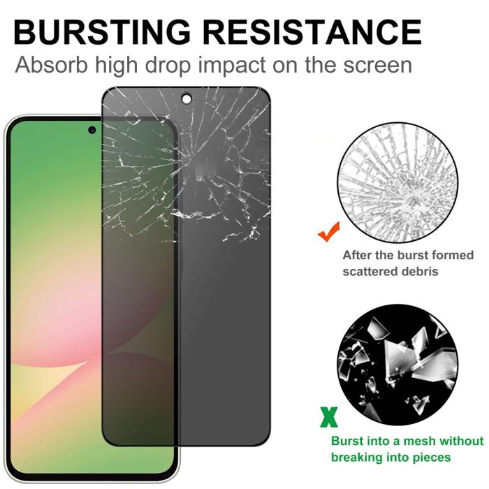 Bild 4, Samsung Galaxy A57 5G Skärmskydd Heltäckande Privacy