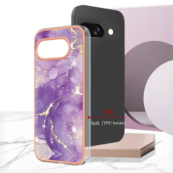 Bild 6, Google Pixel 9a Skal Marmor Lila