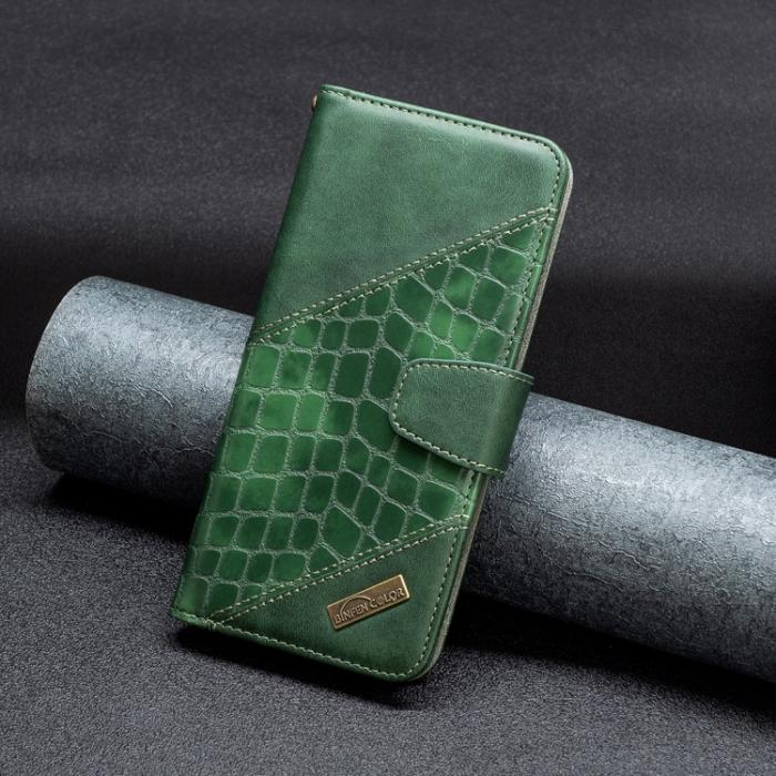 Bild 6, Samsung Galaxy A33 5G Fodral Krokodil Textur Grön
