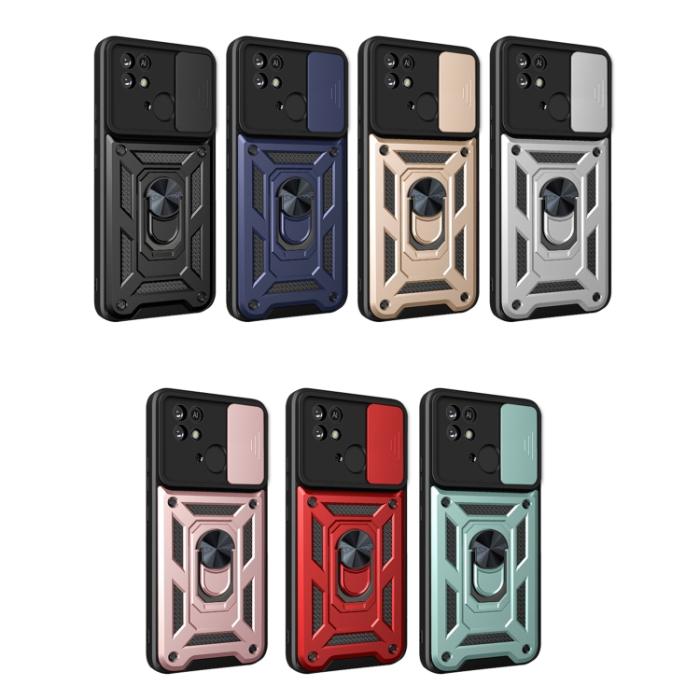 Bild 2, Xiaomi Redmi 10C Skal Hybrid CamShield Blå