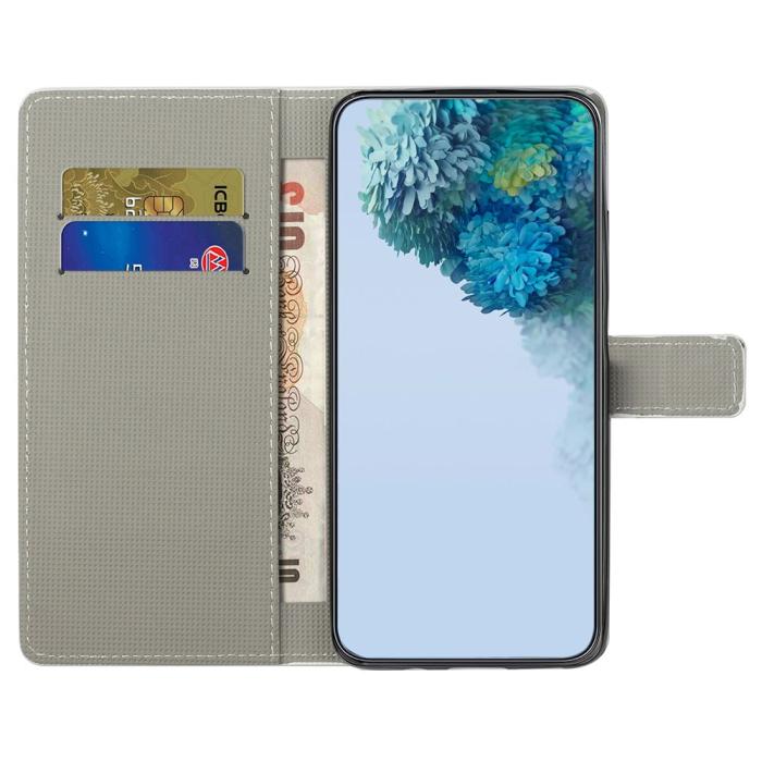 Bild 2, Motorola Moto G55 5G Fodral Med Tryck Plommonträd