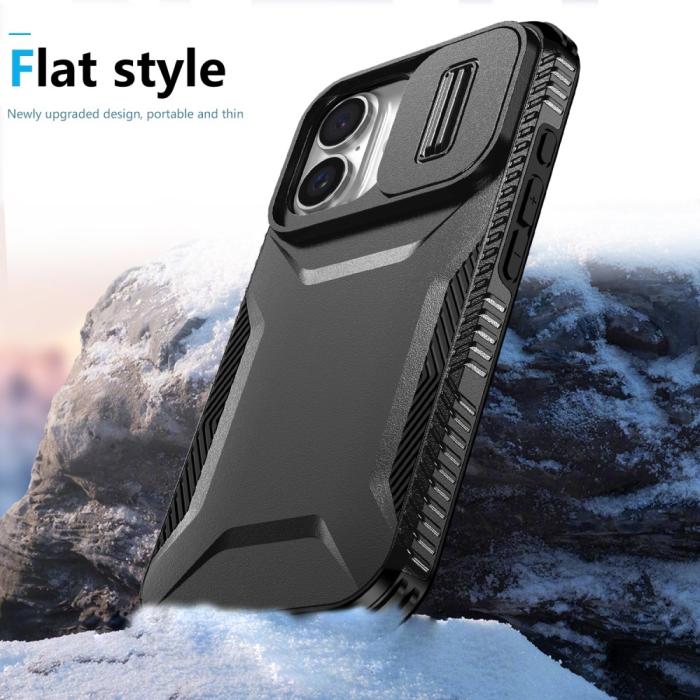 Bild 5, iPhone 16 Plus Skal CamShield Hybrid Svart
