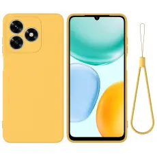 Honor X5c Plus Skal Liquid Silikon Gul