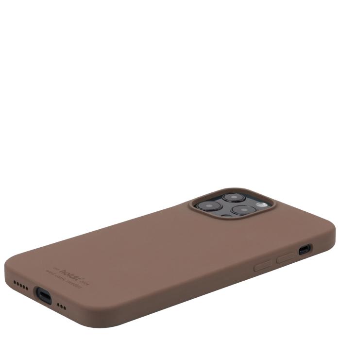 Bild 3, holdit iPhone 13 Pro Skal Silikon Dark Brown