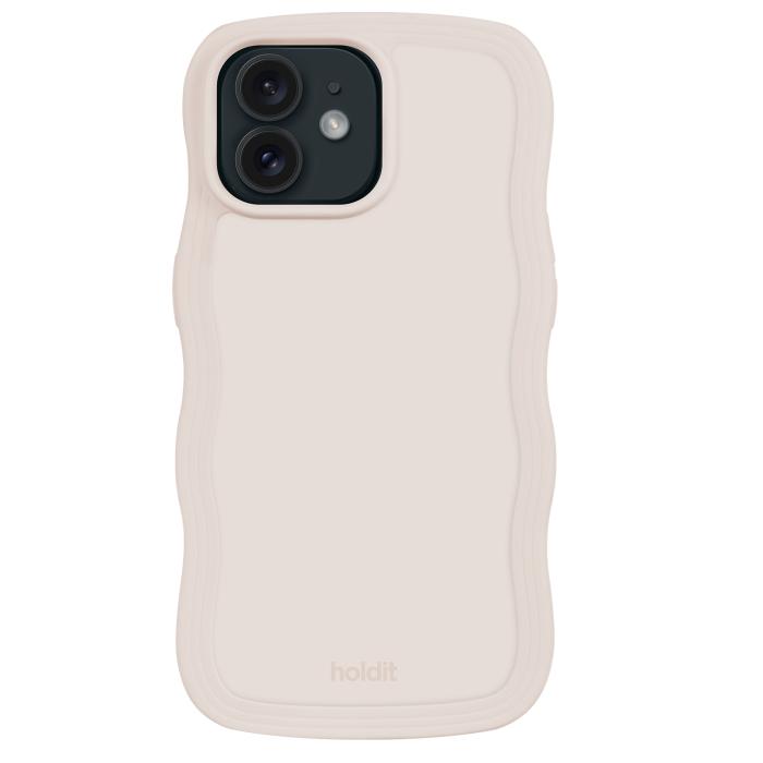 Bild 1, holdit iPhone 12/12 Pro Skal Wavy Light Beige